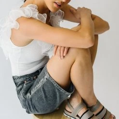 Piper & Scoot The Hanlon High Rise Bermuda Shorts In Acid Black