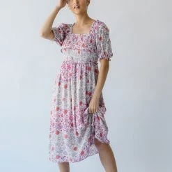 Dresses Piper & Scoot: The Myla Floral Dress In Pink Multi
