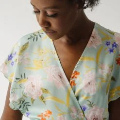 Piper & Scoot The Markell Smocked Dress In Mint