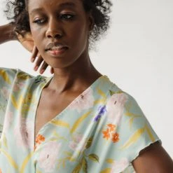 Piper & Scoot The Markell Smocked Dress In Mint