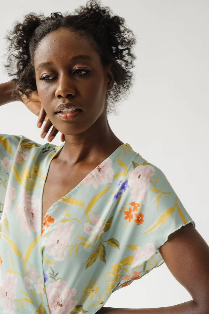 Piper & Scoot The Markell Smocked Dress In Mint