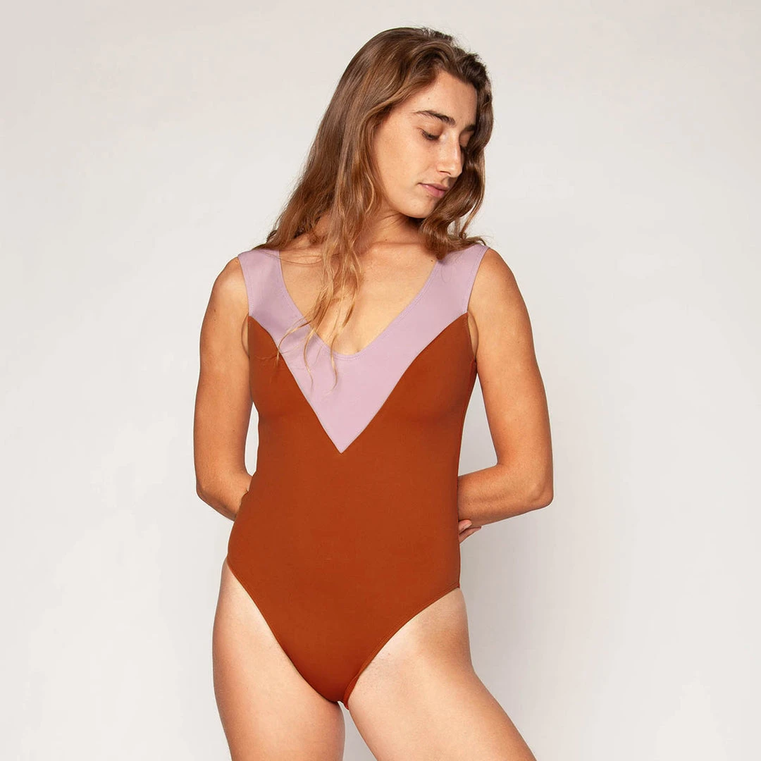 Piper & Scoot SWIM: Sabina One Piece In Dahlia