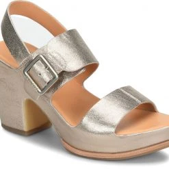 Piper & Scoot Shoes Kork-Ease: San Carlos Sandal In Metallic Gold