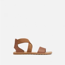 Piper & Scoot Shoes SOREL: Ella II Sandal In Velvet Tan