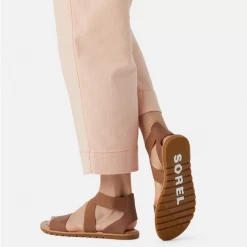 Piper & Scoot Shoes SOREL: Ella II Sandal In Velvet Tan