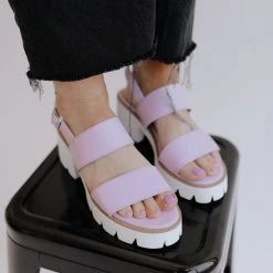 Piper & Scoot Seychelles: Left Unsaid Sandal In Lavender Shoes