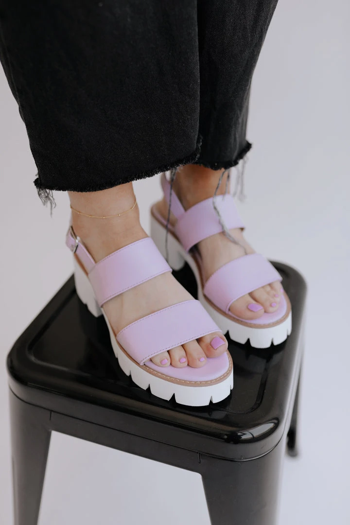 Piper & Scoot Seychelles: Left Unsaid Sandal In Lavender Shoes