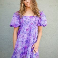 Piper & Scoot Dresses The Nina Detail Dress In Indigo Multi