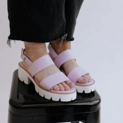 Piper & Scoot Seychelles: Left Unsaid Sandal In Lavender Shoes