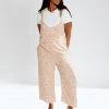 Piper & Scoot The Stan V-Neck Jumpsuit In Pink Floral
