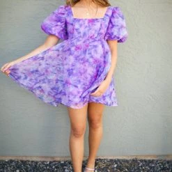 Piper & Scoot Dresses The Nina Detail Dress In Indigo Multi