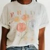 Piper & Scoot: The Pride Graphic Tee In White Tops