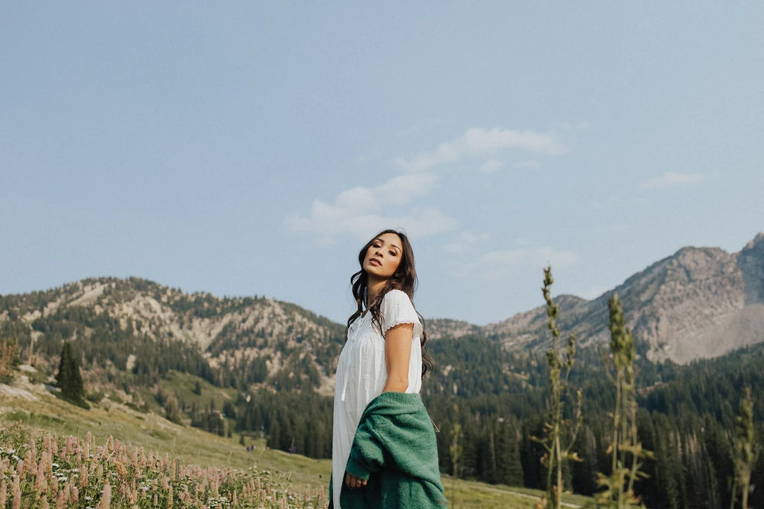 Piper & Scoot The Roberson Tie Detail Dress In White Dresses