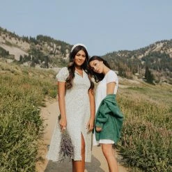 Piper & Scoot The Roberson Tie Detail Dress In White Dresses