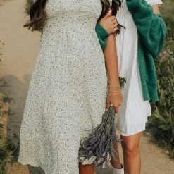 Piper & Scoot The Roberson Tie Detail Dress In White Dresses