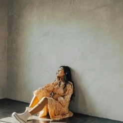 Piper & Scoot The Eloise Tassel Maxi Dress In Orange Dresses