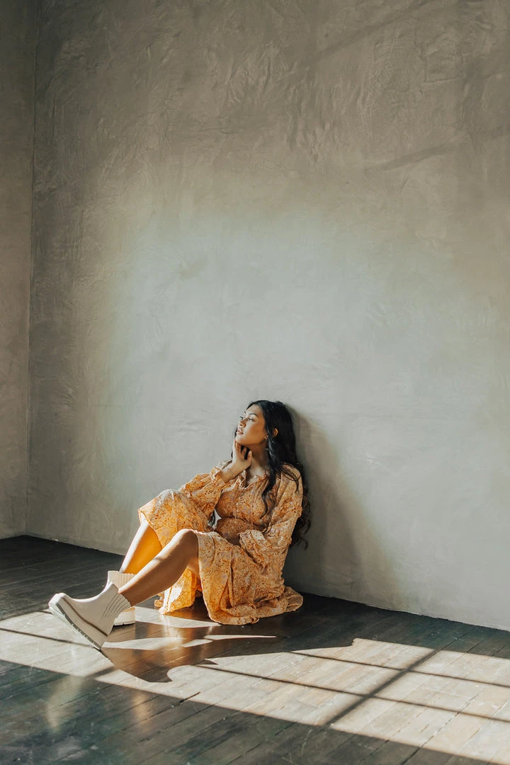 Piper & Scoot The Eloise Tassel Maxi Dress In Orange Dresses