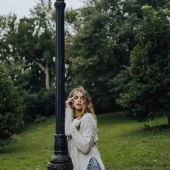 Piper & Scoot The Genevieve Babydoll Dress In Denim