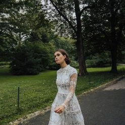 Piper & Scoot The Belnap Lace Detail Dress In White