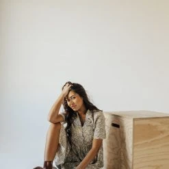 Piper & Scoot The Heidi Collar Dress In Ivory Dresses