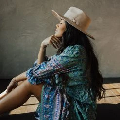 Piper & Scoot Dresses The Rylie Tiered Midi Dress In Green Floral