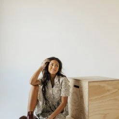 Piper & Scoot The Heidi Collar Dress In Ivory Dresses