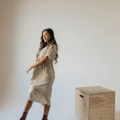 Piper & Scoot The Heidi Collar Dress In Ivory Dresses