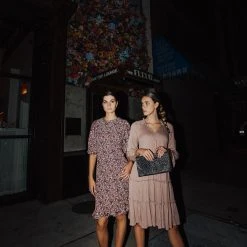 Dresses Piper & Scoot: The Christine Tiered Dress In Mauve