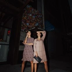 Dresses Piper & Scoot: The Christine Tiered Dress In Mauve