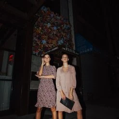 Dresses Piper & Scoot: The Christine Tiered Dress In Mauve