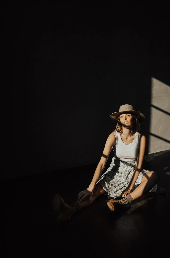 Piper & Scoot Bottoms + Jumpsuits The Waung Floral Ruffle Skirt In White