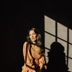 Dresses Piper & Scoot: The Santorini Sweetheart Floral Dress In Pink