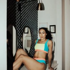 Piper & Scoot SWIM: Body Glove: Spectrum Marlee High-Waist Bikini Bottom In Multi