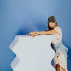 Piper & Scoot Dresses The Parsons Watercolor Dress In Peach