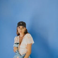 Piper & Scoot Dresses The Parsons Watercolor Dress In Peach